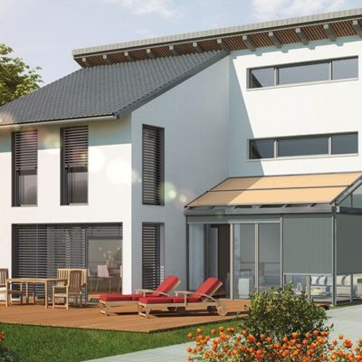 Markise für den Wintergarten Wintergarten Markise Climara von Warema