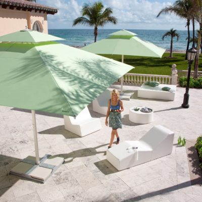 Big Ben von Caravita Exklusiver Sonnenschirm besonders für Gastronomie geeignet