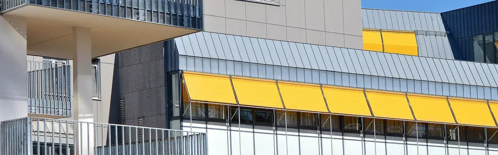 Fallarmmarkisen Schweinfurt Fallarmmarkise in gelb